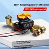 Copper Terminal Car Battery Disconnect Switch Bidirectional Joint Switch  Universal Car