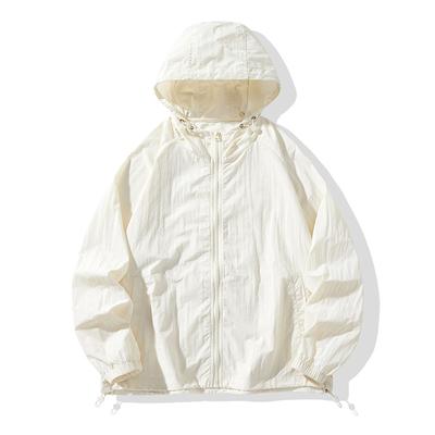 Leichte, UV-beständige Sonnenschutzkleidung mit Kapuze und langen Ärmeln für den Sommer, für Sport und Outdoor-Angelanzug für Paare
