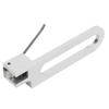 Pfeilauflage hinten Aluminiumlegierung Recurvebogen Magnetische Pfeilauflage für Outdoor Bogenschießtraining Zielscheibe Jagd Silber