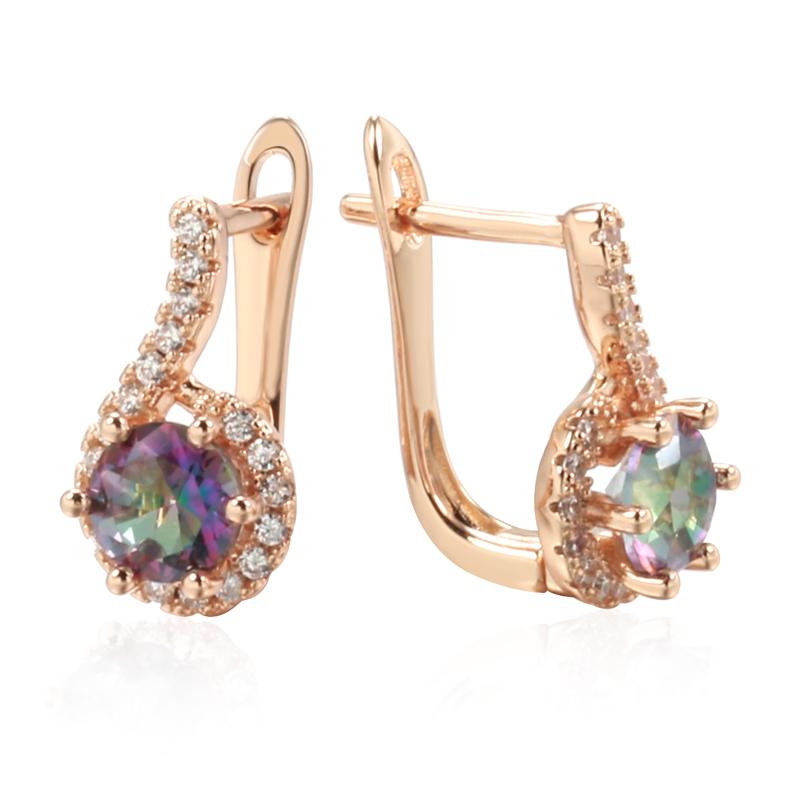 

Цветные серьги-капли с полным цирконием для женщин, модные вечерние украшения