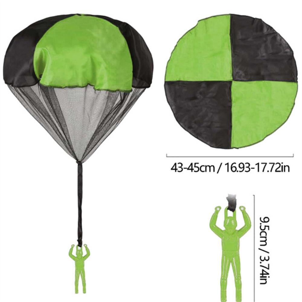 

Парашютные фигурки Tangle-Free, игрушечные броски, квадратные солдатики, игры на свежем воздухе, летающие игрушки, сувениры для вечеринок, праздничные сумки, наполнители, подарки 1pc зелёный