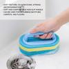 Sponge Brush Multifunctional Cleaning Brush Bathroom Kitchen Bathtube Toilet Cleaning Brush
