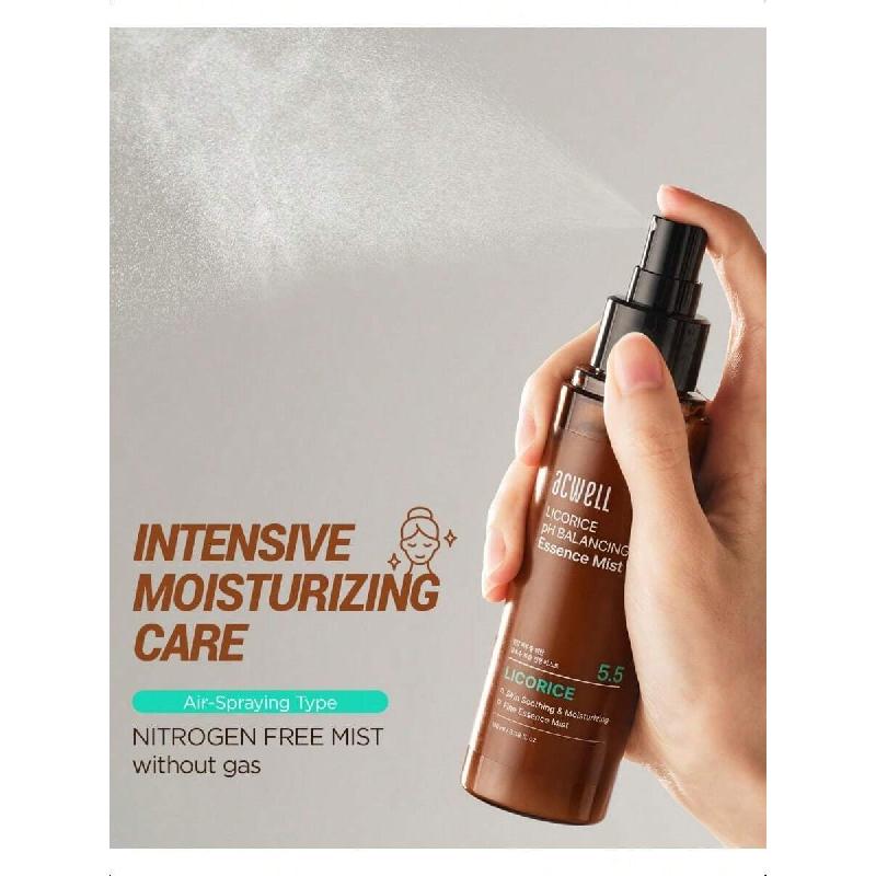 Acwell Licorice PH Balancing Essence Hydrating Face Mist 100ml- Soothing And Hydrating With Licorice Water For Instant Moisturization