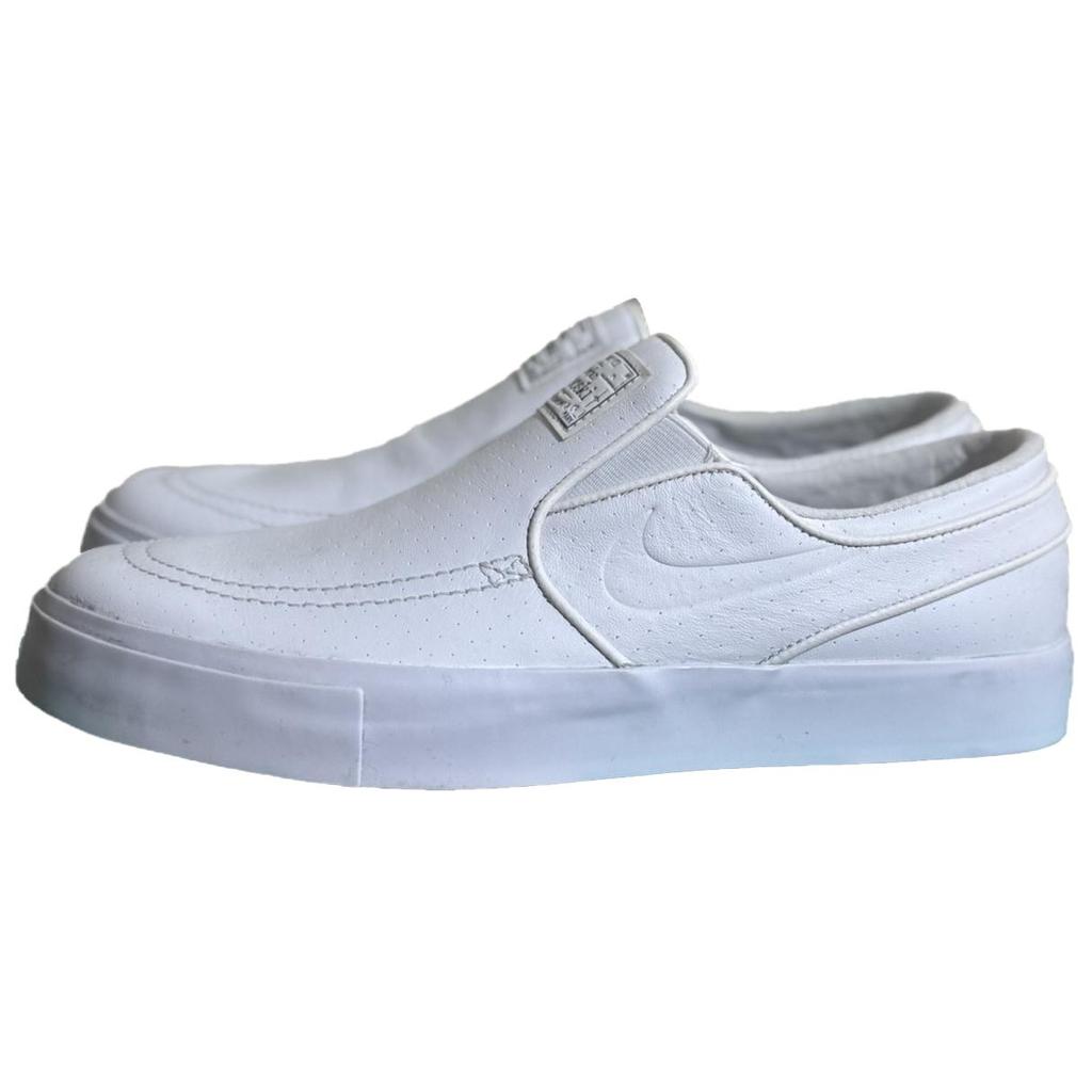 Nike Zoom Stefan Janoski Slip Prm Versatile Comfortable Skate Shoes Unisex sneakers White 833582-114
