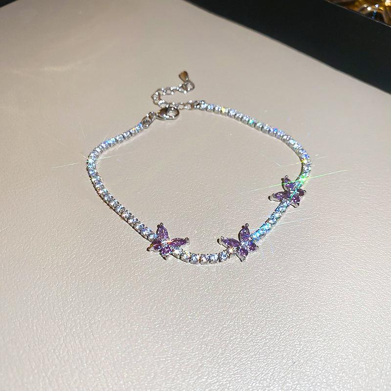 Cross-Border Zircon Square Adjustable Bracelet: Versatile, Sweet, Luxury Jewelry Design