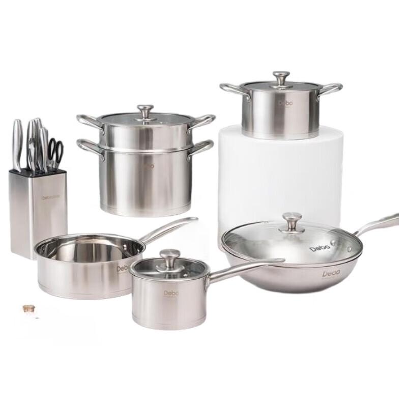 Набор посуды Debo из 13 предметов из нержавеющей стали 304