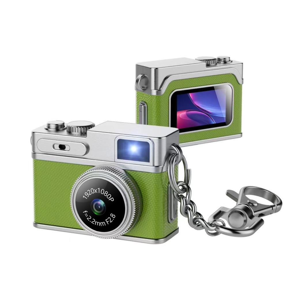 Magecam Retro digitální fotoaparát 1080P Videorekordér LED přisvětlení 0,96palcový IPS displej Přenosný Mini digitální fotoaparát
