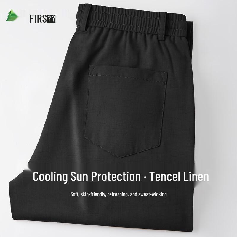 FIRS Men s Tencel Linen Blend Casual Pants 3XL