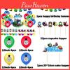 Set Decoratiuni Petrecere Ziua Copiilor Thomas Multicolor Cu Baloane Si Toppere