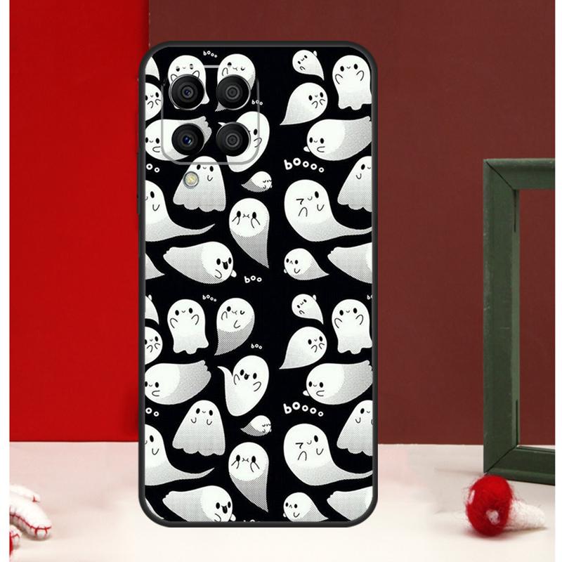 Cute Halloween Ghost Bat Cover For Samsung Galaxy M23 M13 M33 M53 M31 M51 M21 M30s M20 M12 M32 M52 M54 M34 M14 Case