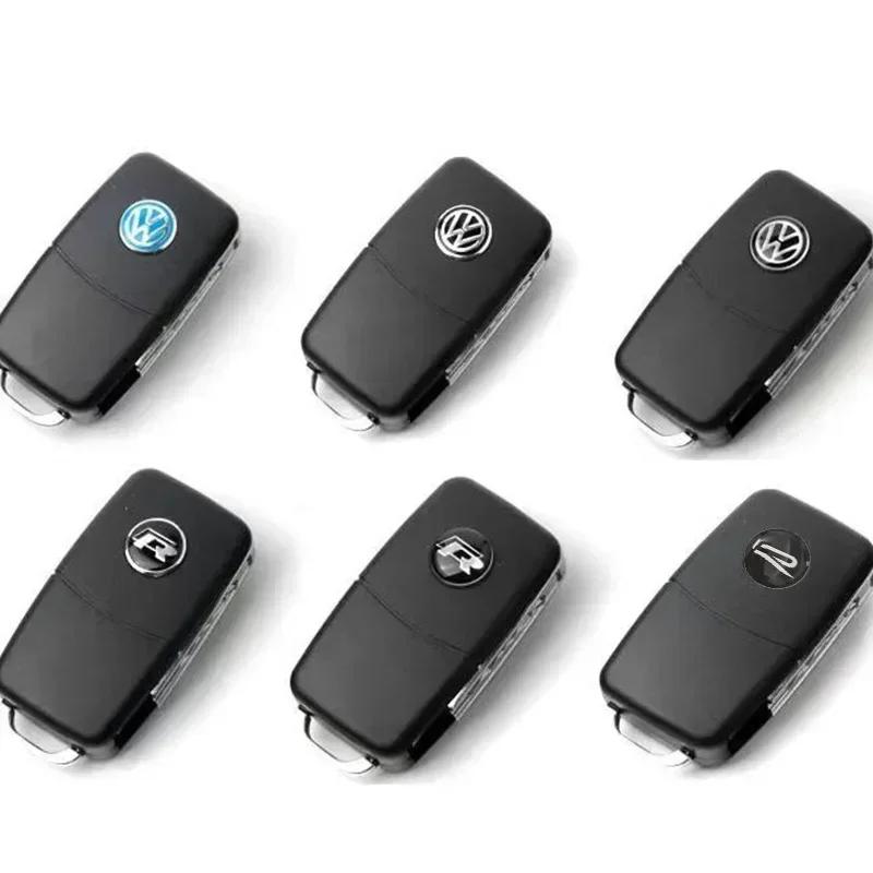 Auto Schlüsselaufkleber Auto Control Schlüsselanhänger Abzeichen Zubehör für Volkswagen VW Rline R GTI Golf Polo Passat Magotan Tiguan Bora Jetta