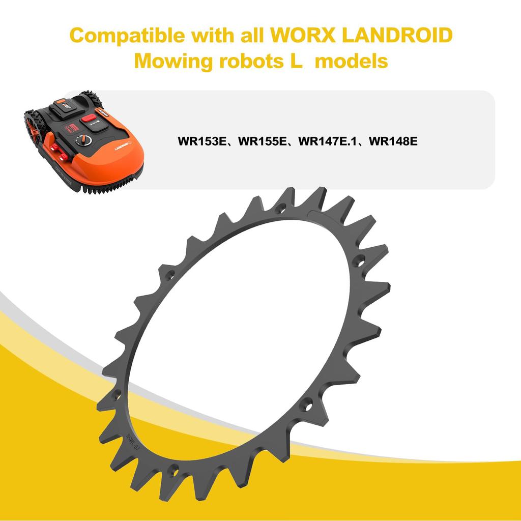 RSWL-02 For Worx Landroid L WR155E/WR153E Lawn Mower 2 Spikes + 14 Self-Tapping Screws