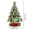 ChristmasTree Hand Painted Enameled Vintage Style Decorative Hinged Jewelry Trinket Box Unique Gift for Home Decor