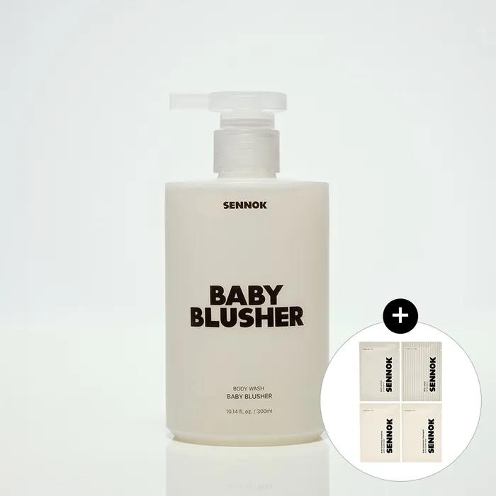 Body Wash Baby Blusher 300ML + [Free] Sennok Body & Hair Care 4 Types (7mlX4)