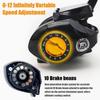 New Electric Line Counting Bait Casting Fishing Reel with Large Screen Digital Display with Drain Alarm Waterproof Drip Wheel Long-lasting Endurance