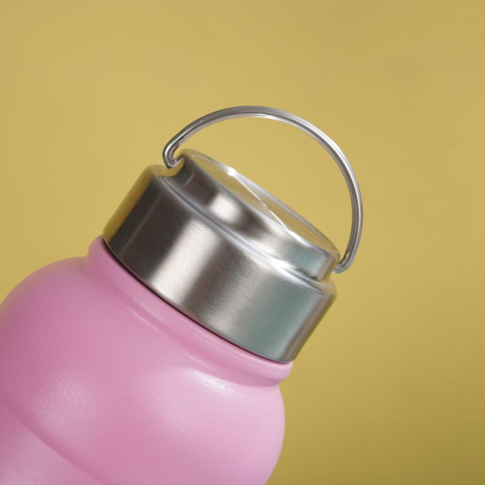 Double Wall Thermos Water Bottles Portable Handle Large Capacity Bottle  Car Travel