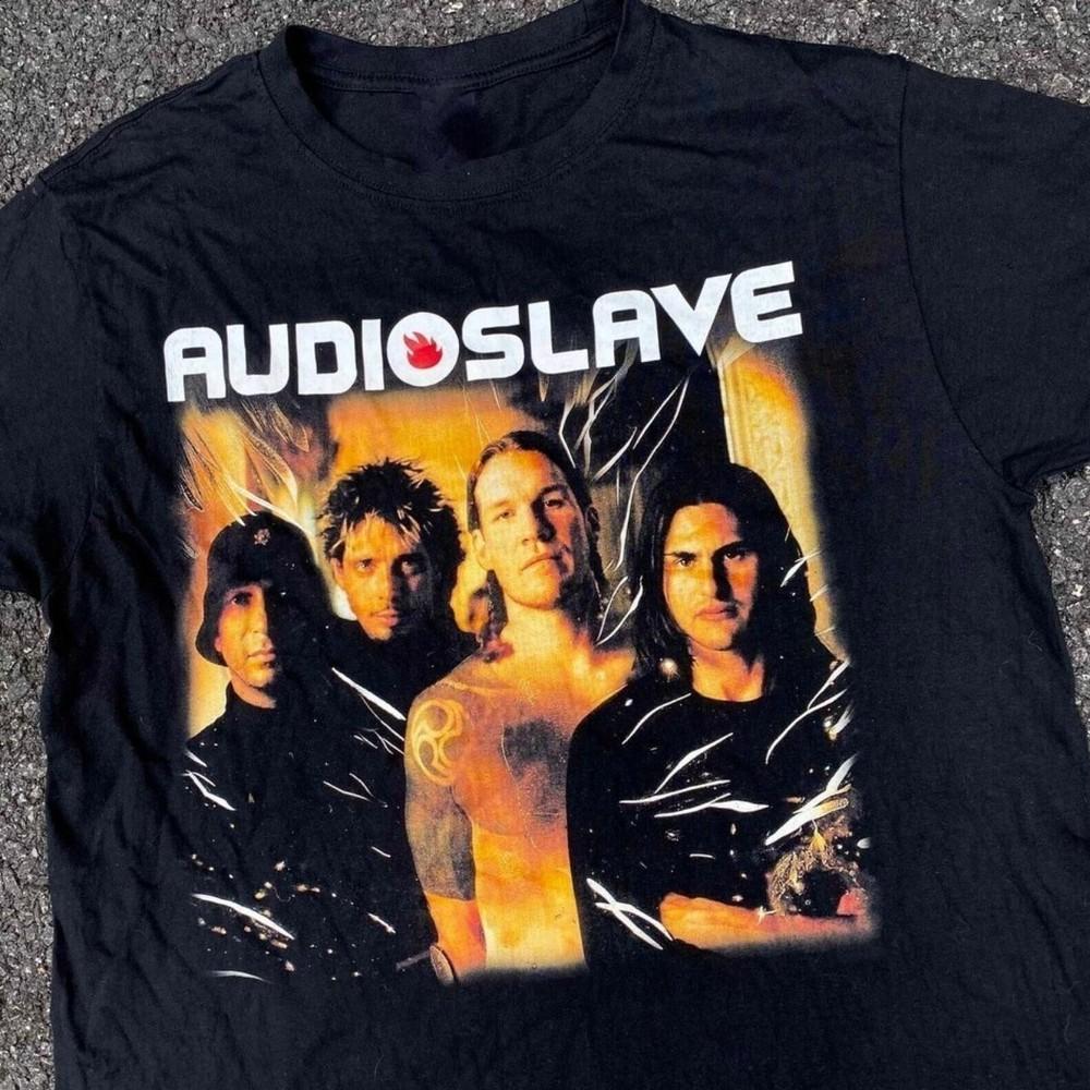 Футболка с изображением участников группы Audioslave Унисекс S-5XL Репринт LO258 Унисекс Футболка S