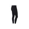 Li Ning Fitness Series Letter Mid-Rise Comfortable Versatile Breathable Tight Sports Long Pants Men bottoms Black AULU049-1