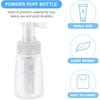 Barber Powder Spray Bottle - 180ml Refillable Talcum Powder and Hair Fiber Applicator for Salon, Home and Travel - Empty Cosmetic Powder Blower