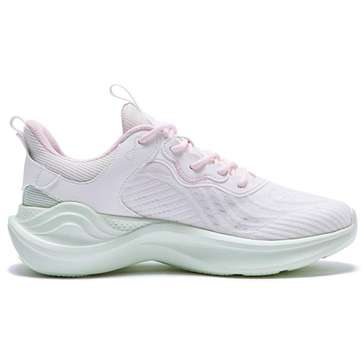 Anta Lingyun 3 Comfortable Shock Absorbing Non-Slip Wear-Resistant Breathable Lightweight Low-Top Running Shoes Women sneaker White Pink 922235540-1