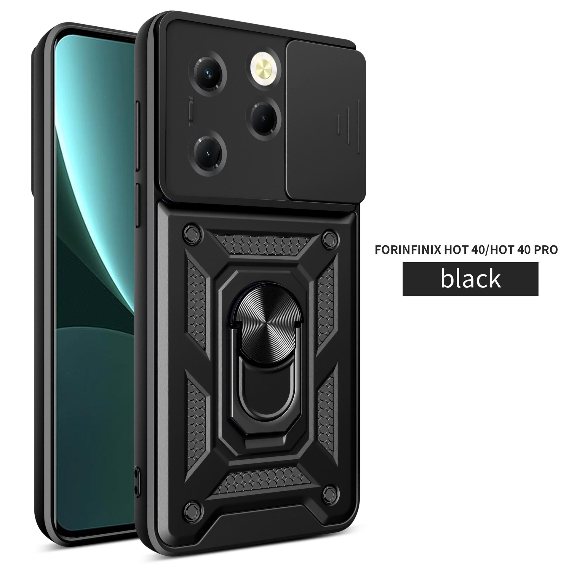 

Infinix Hot 50 Pro & Spark Go 2024 Чехол для телефона с полной защитой от падений и сдвижным окошком HOT 50 PRO 4G