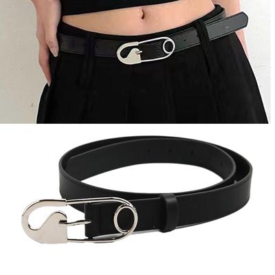 Harajuku Hot Girls Waist Belt with Adjustable Pin Buckle Universal Ladies Coat Dress Waistband Western Style PU Belt