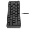 Gaming Keyboard Portable Backlit 61 Keys Wired Black USB PC Keyboard for Home Office Laptop Work Gaming