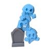 Halloween Stacking Ghost Tomb Ornament 3D Printed Spooky Ghost Figurine Statue Sculpture Holiday Party Desktop Decoration
