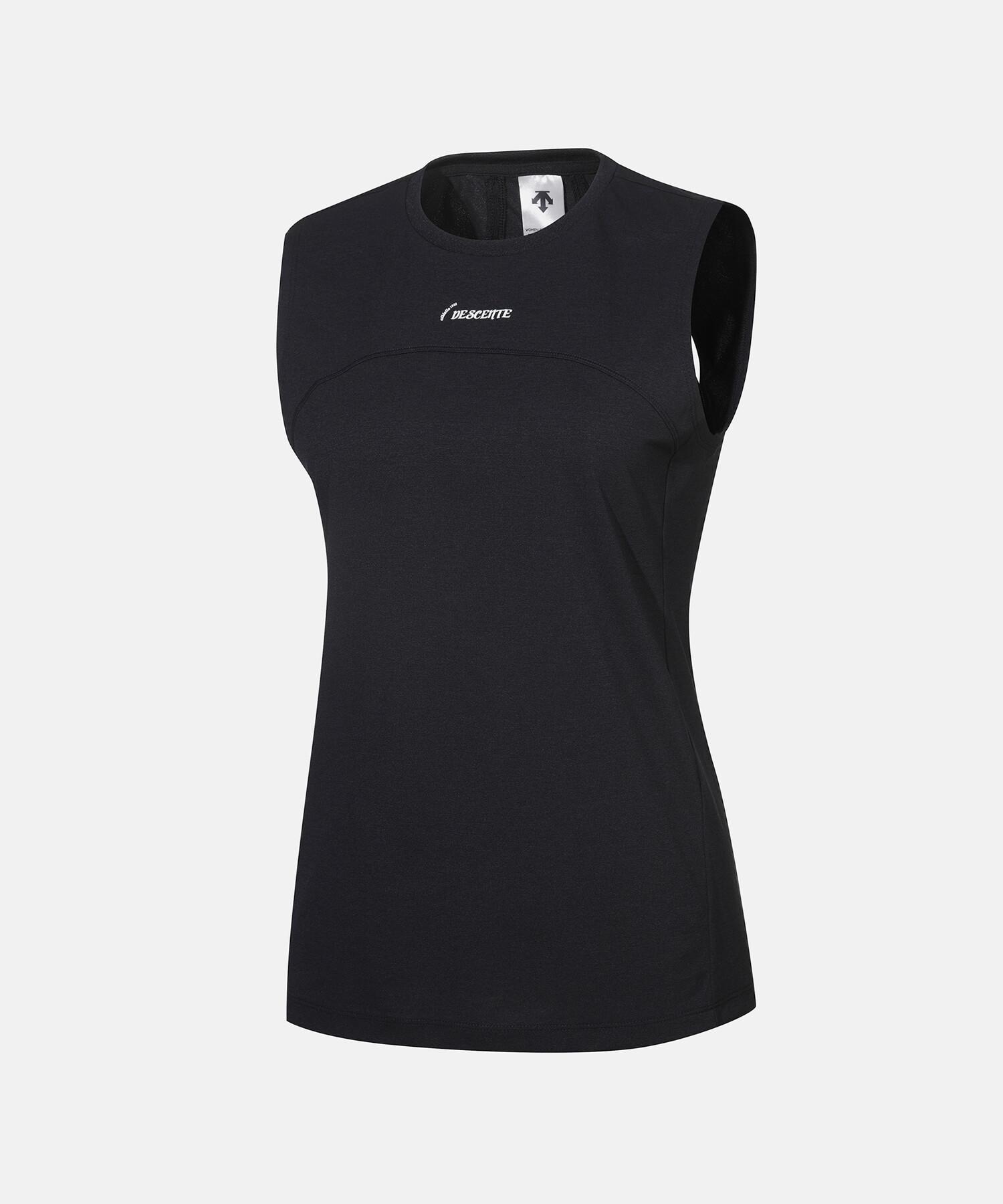 Descente Women S Basic Sleeveless Black (Sp312Tst71) Blk0/85