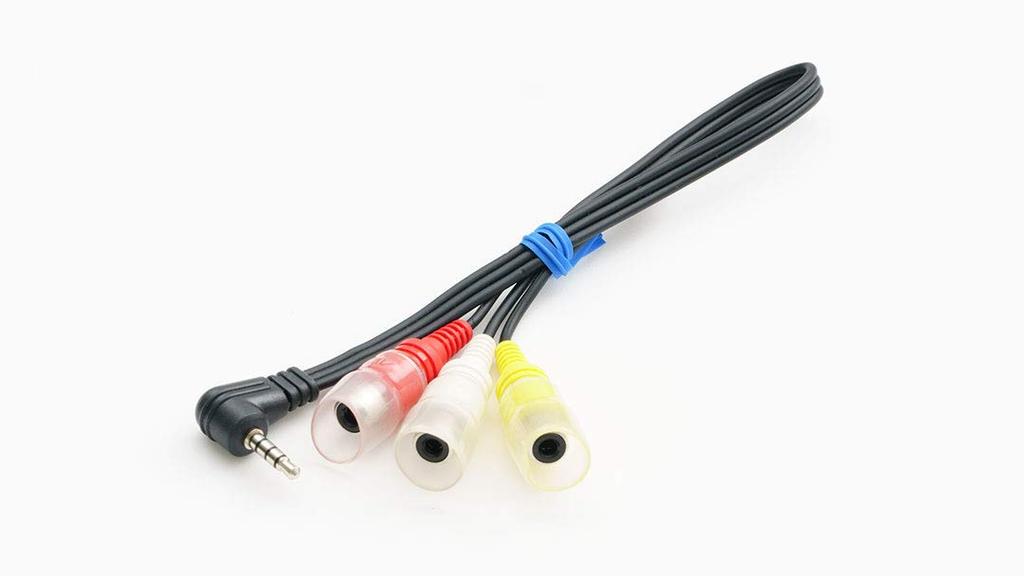 Alpine AUX Conversion/video Input Cable KCE-250IV