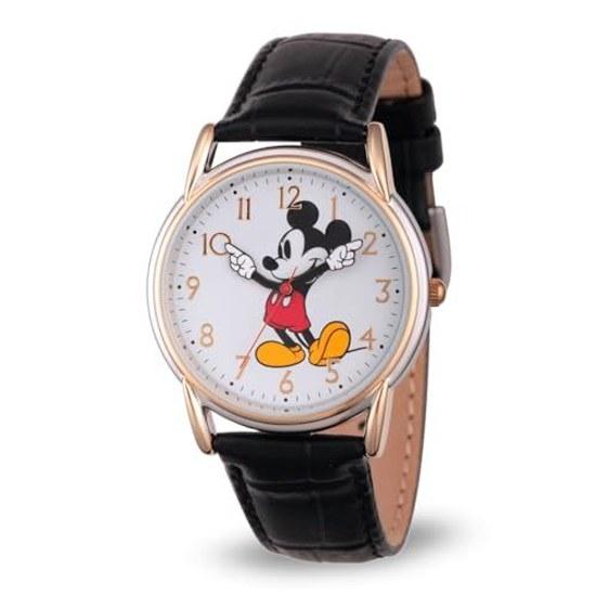 Disney Women S Mickey Mouse Quartz Metal Watch Color Black ( Model W002755 )