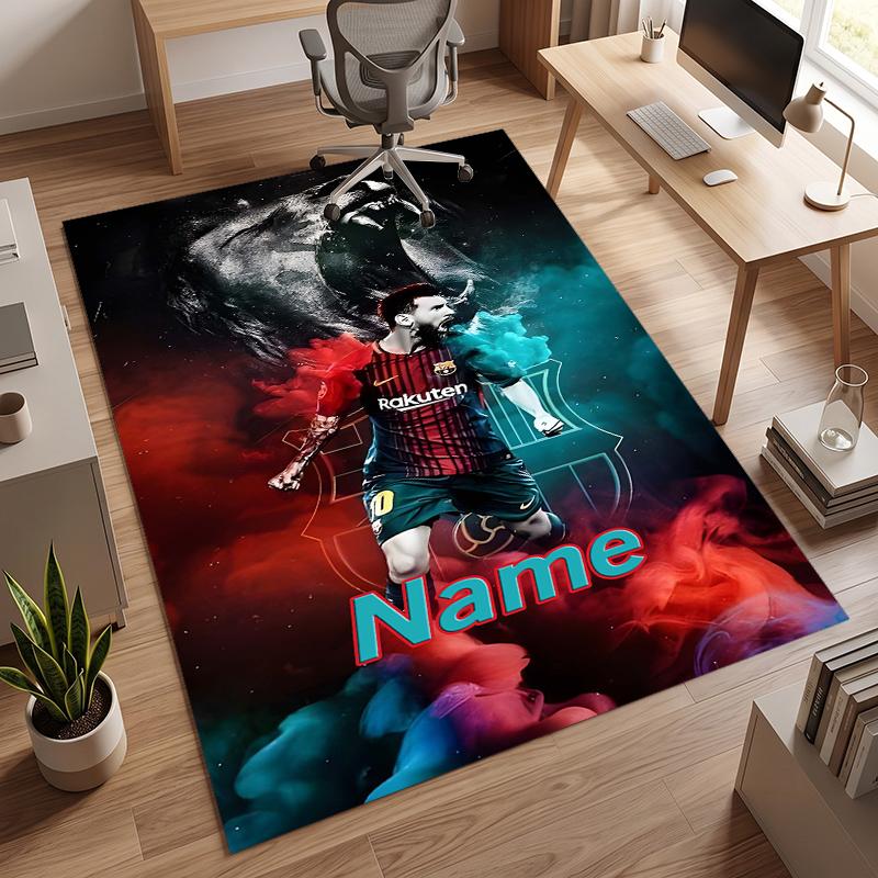 Lionel Messi (1) Personalized name Office Carpet Stylish Decor for Living Room Bedroom Kitchen