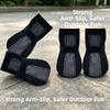 4PCS/SET Breathable Mesh Dog Shoes Non-slip Pet Paw Protector Dog Foot Covers  Hot Pavement