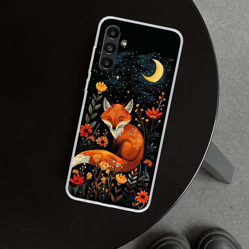 Animal Fox Phone Case Cover for Samsung Galaxy A17 A16 A26 A36 A56 A57 A37 A15 A25 A35 A55 A14 A24 A34 A54 A13 A23 A33 A53 Galax
