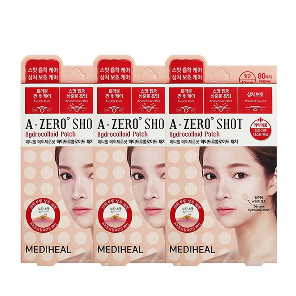 

Mediheal A-Zero Shot Trouble Dressing Spot Patch, 80 Uses (X3)