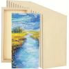 Confezione da 8 Pannelli Artistici in Legno Tavole di Pino di Alta Qualità per Pittura e Artigianato con Superficie Bianca Pannello in Legno per Artisti Regalo