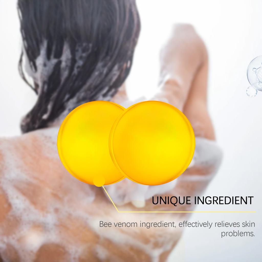 Ouhoe Bee Venom Skin Care Soap Moisturizing Nourishing Cleansing Body Bar For Radiant Skin