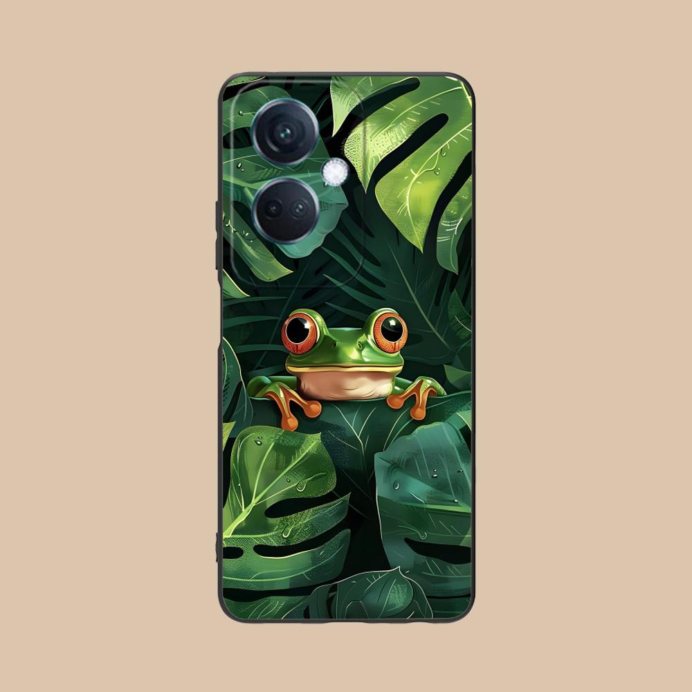 

Kawaii Frog Phone Case for OPPO Find X9 X8 X7 X6 X5 X3 X2 Plus s Pro Ultra Lite Soft TPU Shockproof Cover OPPO Find X2 Pro
