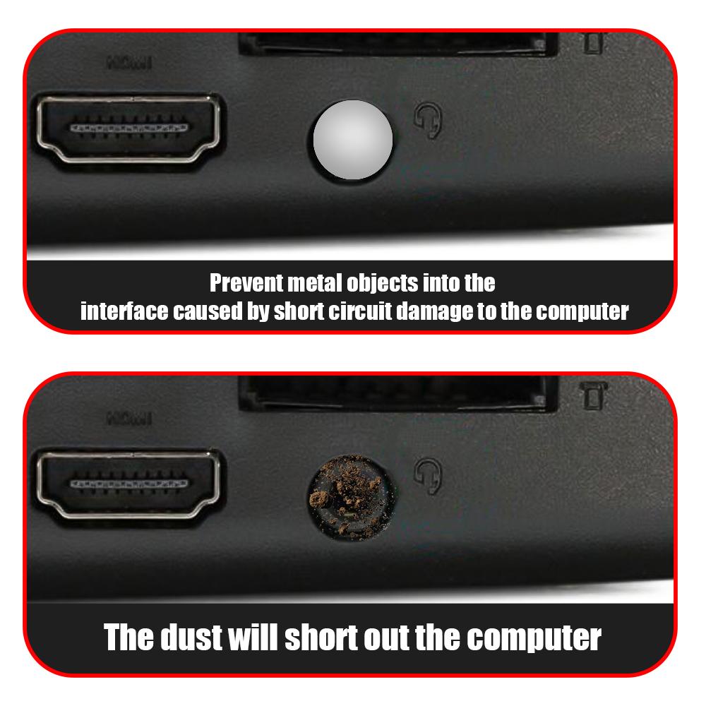 3,5mm Silikon Kopfhörerbuchse Loch Staubstopfen Audio Mikrofon Schnittstelle Stöpsel Kappe Laptop Computer Staubstopfen Anti Staub Abdeckung