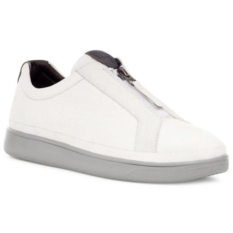 UGG Cali Low top Zip up Sneakers White 1112357-WHT