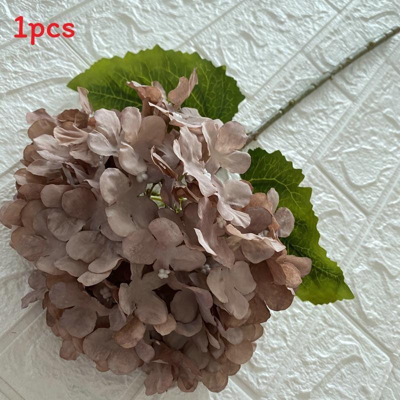 Hydrangea Wedding Silk Bouquet Artificial Flower For Party Home Ornament Hotel