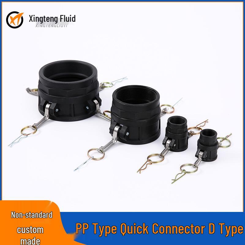 PP Quick Connectors & Eye Bolt Accessories for Wind Power/Chemical Pipelines (Types C, A, D, E)