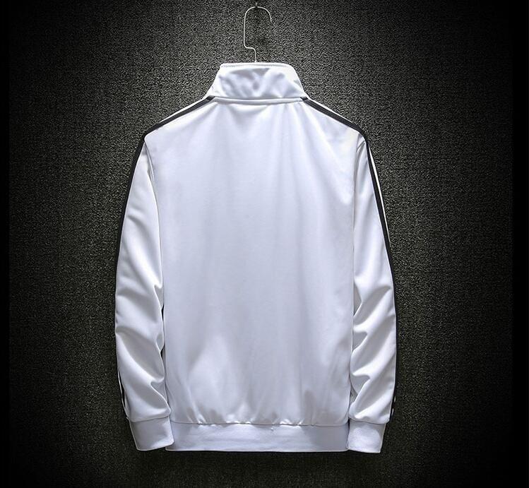 Muži Volnočasové Sportovní soupravy Tepláky Potisk Sportovní oblečení Muž Móda Mladí Jogger Sady Bunda + Kalhoty Venkovní tepláková souprava Muži 2 Psc