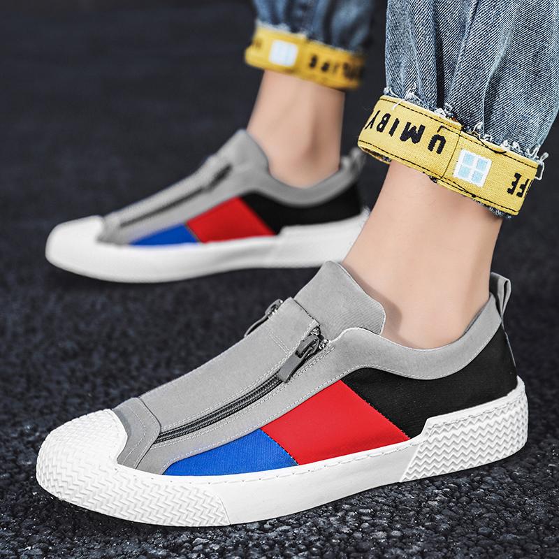 Fashion New high quality men's slip-on casual shoes lightweight non-slip outdoor sports comfortable wear-resistant men's casual shoes