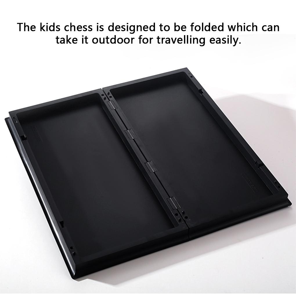 Toddlers Board Game International Chess Folding Professional Chessboard Parent-child Toys Supply for Outdoor Travelling