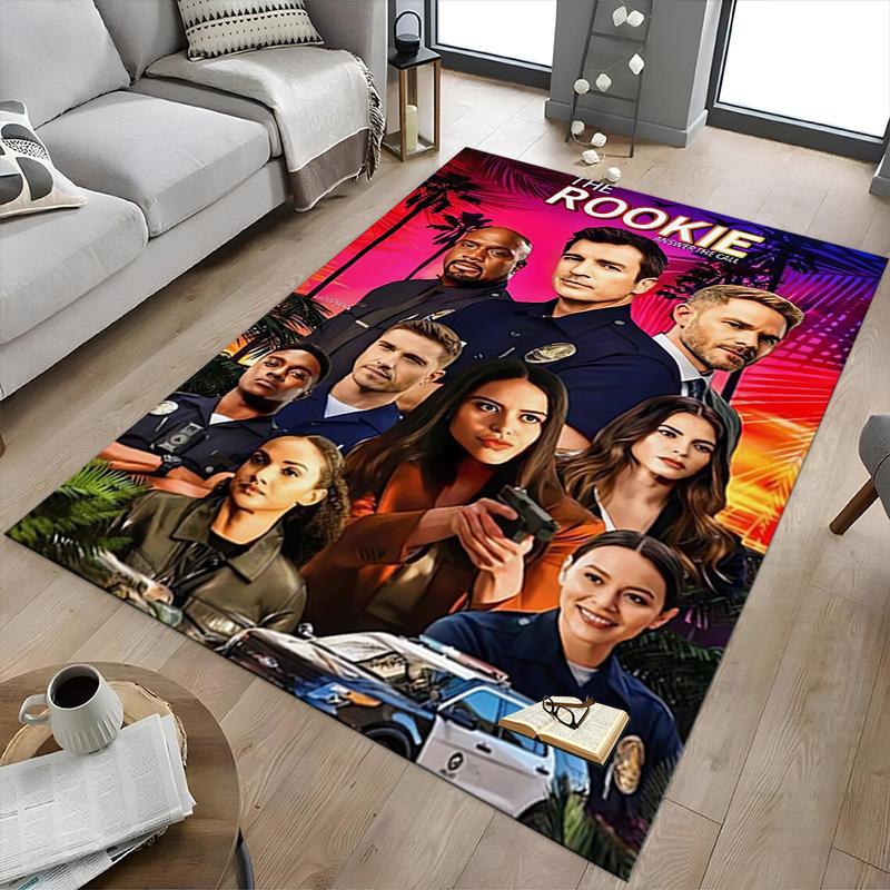 The Rookie City Lights Carpet For Playroom Bedroom Living Room Sofa Home Decorkids Game Area Rug Nonslip Floor Mat