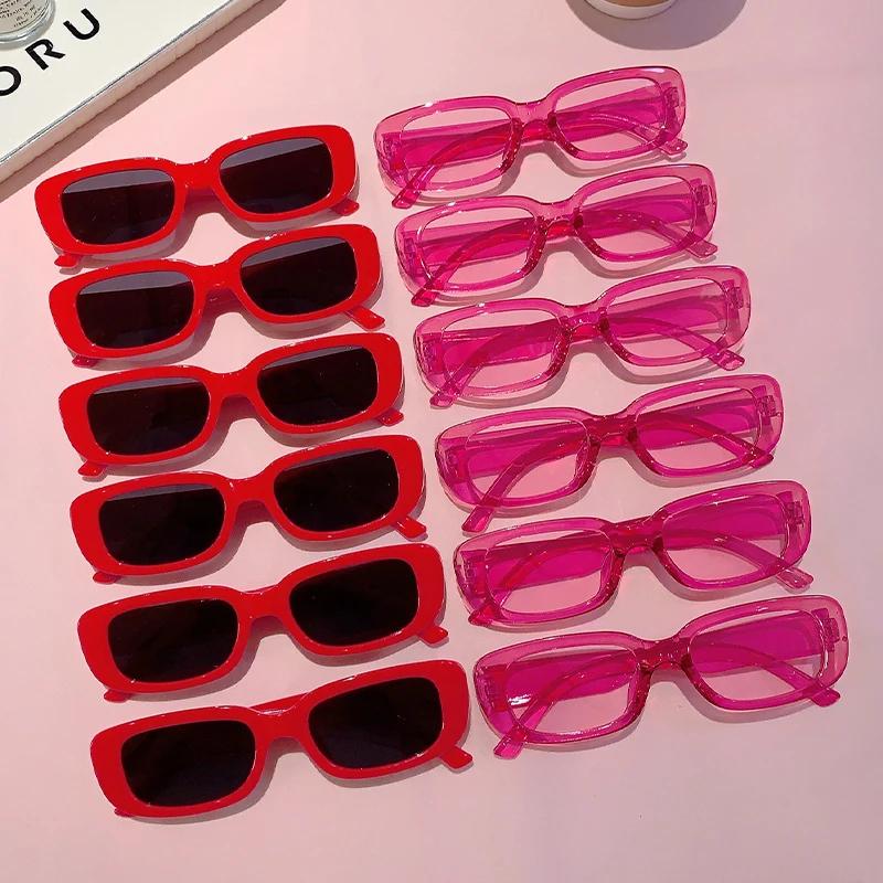 12 Pairs Per Set Fashion Brand Designer Shades New in Women Trends Sunglasses Multi Color Decoration Lady Sun Glasses