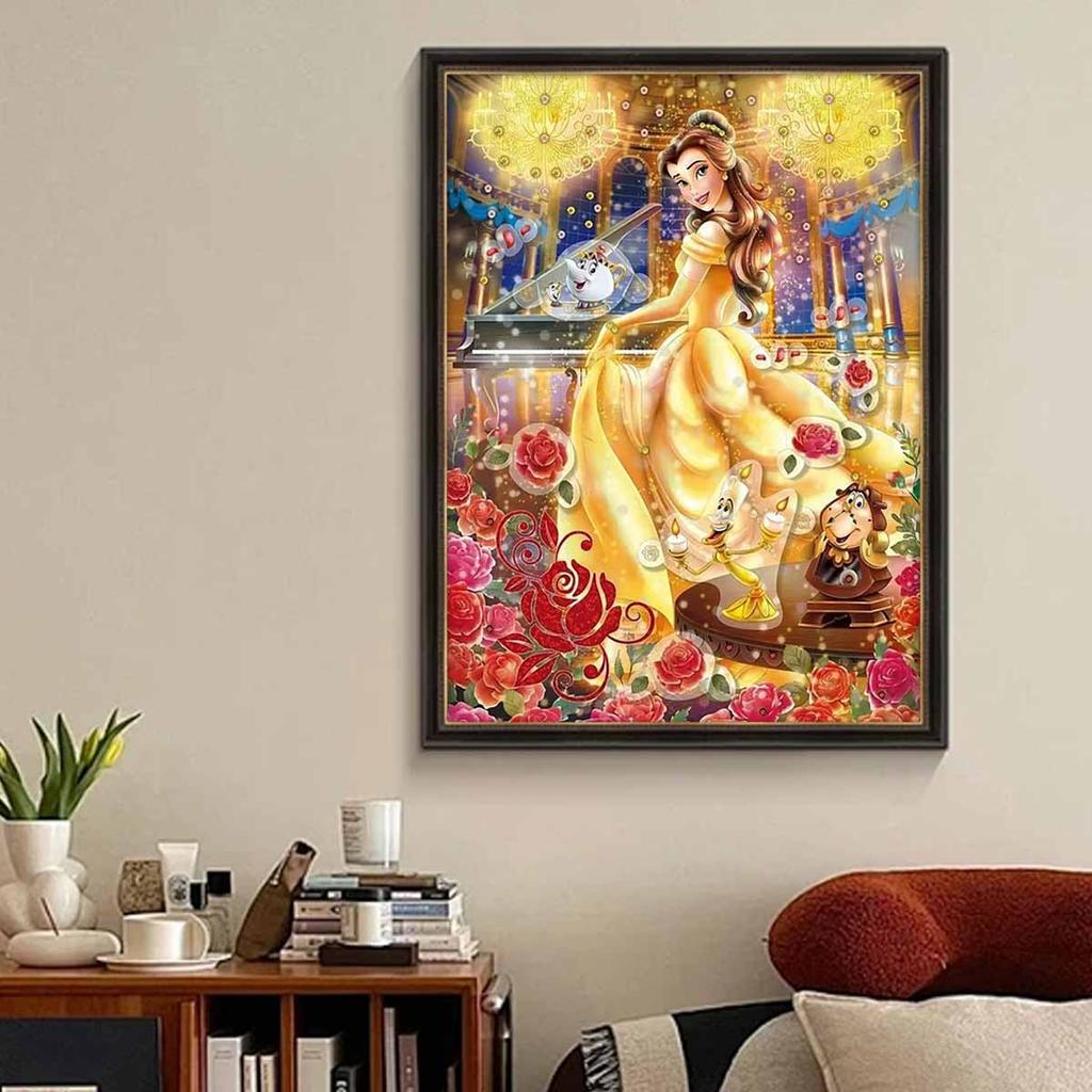 5D Diy Diamond Painting Beautiful Princess Full Drill Rhinestones Mosaic Embroidery Handmade Products Home Decor Gift