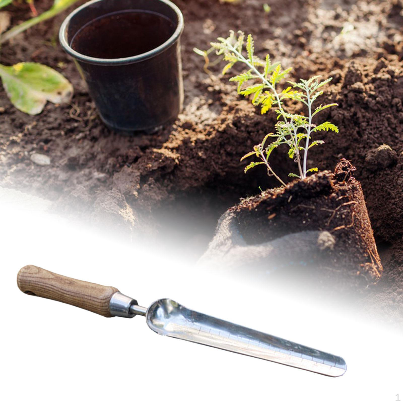 

Лопата для посадки с деревянной ручкой, садовые инструменты