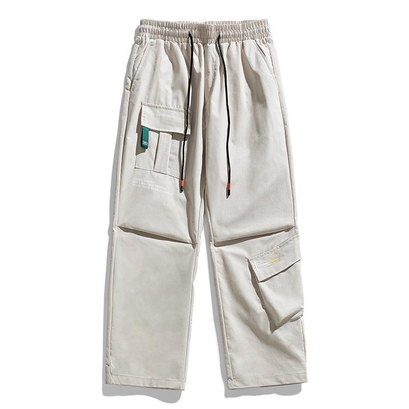 Men's Overalls Spring and Autumn New Men's Straight Trousers Casual Versatile Sweatpants Men's Trend Pants